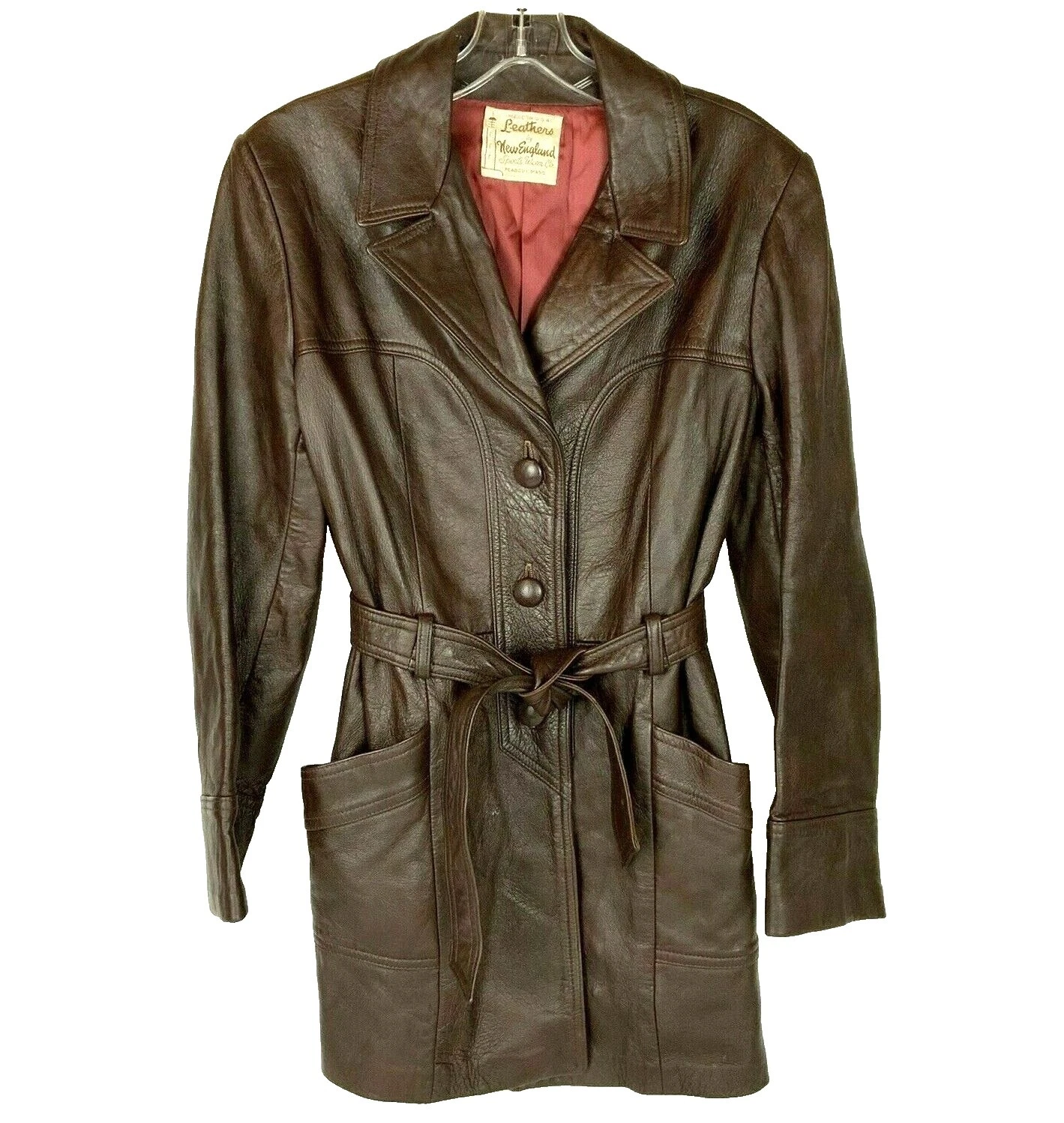 Mod/Gogo Cuero 1970s Vintage abrigos, chaquetas y chalecos para Mujeres