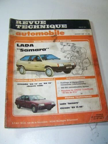 Revues techniques automobile depuis 1990 Lada
