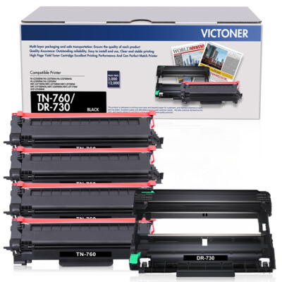 TN760 Toner DR730 Drum Compatible With Brother MFC-L2710DW HL-L2350DW HL-L2390DW