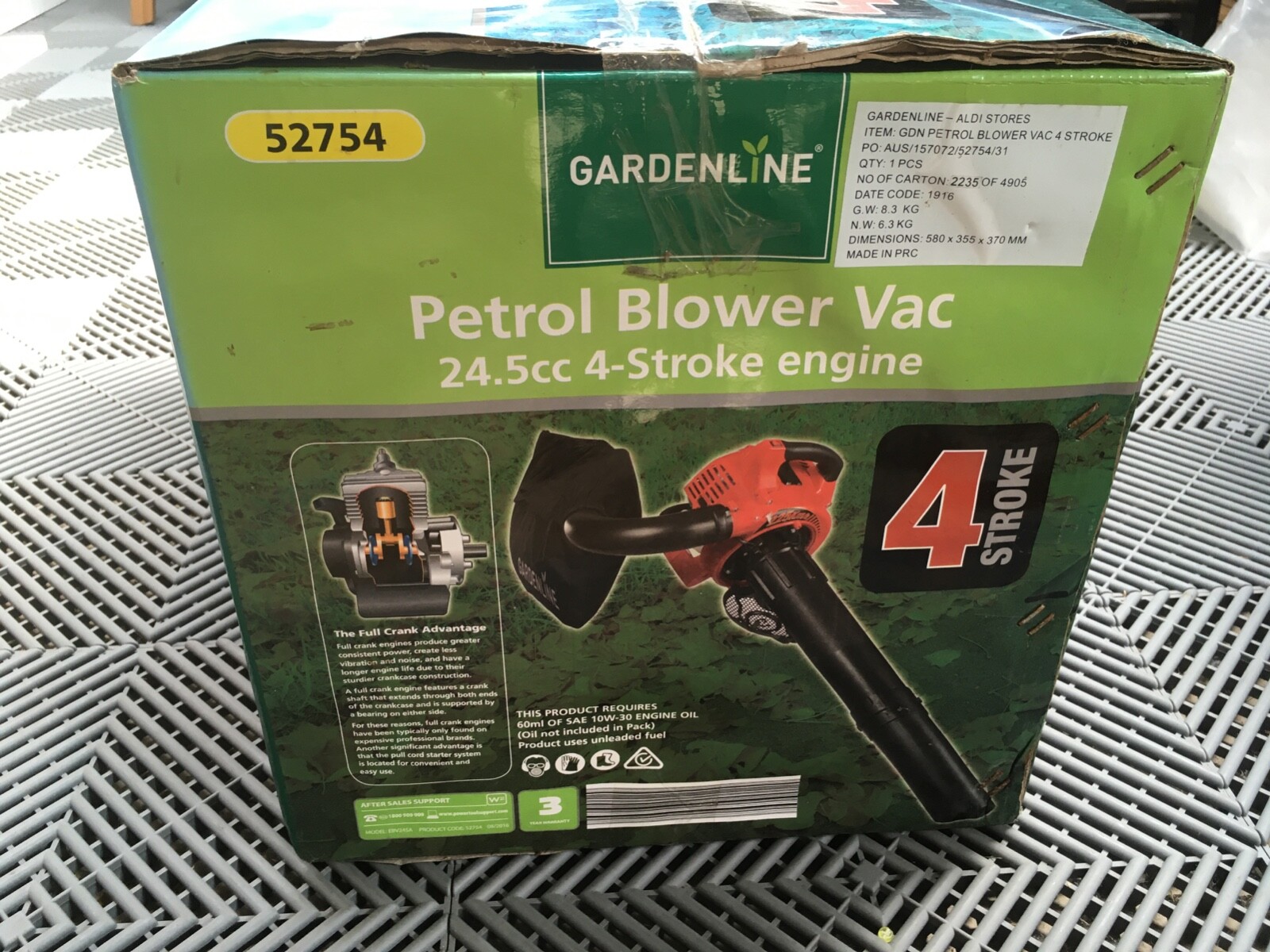 Gardenline Petrol Blower Vac eBay