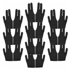 20PCS 3 Fingers Billiard Gloves Snooker Left Right Hand Nylon Accessories