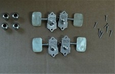 UPGRADE 2  2 Chrome BASS Guitar Tuners for HOFNER HCT-500/1 Contemporary BEATLE