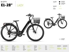 BICI ELETTRICA ADRIATICA E1 28"  DONNA CON CAMBIO