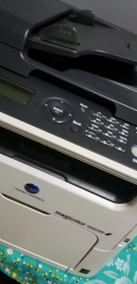 Konica Minolta Magicolor 1690MF Multifunction Color Laser Printer FAX SCAN COPY - Image 2 of 4