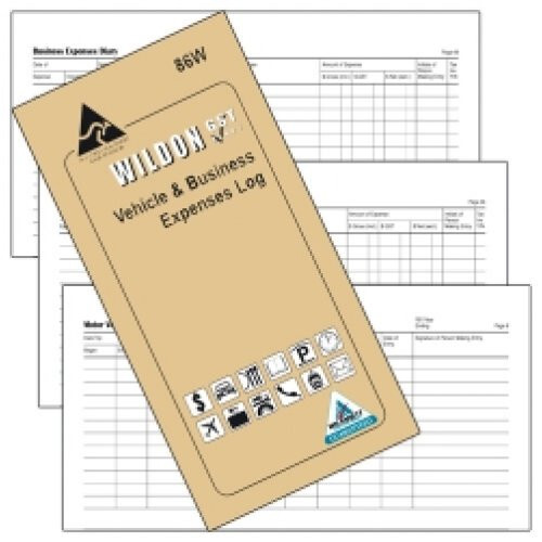 Wildon Vehicle & Business Expense Diary Log B00K Journal 86W WIL086 210x105mm - Picture 5 of 7