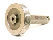 USED DETROIT TAP & TOOL THREAD PLUG GAUGE 3.750"-12 (NO GO PD- 3.7022)