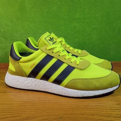 Adidas Iniki Runner Shoes Mens Size 11.5 Running Casual Everyday Solar Yellow