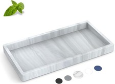 Silicone Bathroom Tray Shatterproof Silicone Tray Bathroom Counter Small Vanity