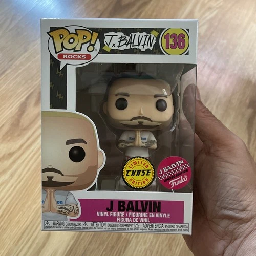 Funko Pop! Rocks J Balvin CHASE #136 Golden Hair  FREE PROTECTOR