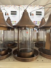 Outdoor Bird Feeder 12" Copper Finish by Threshold Pack of 4