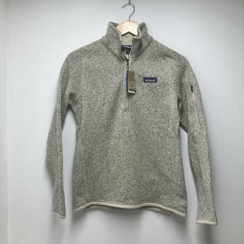 Patagonia Women's Better Sweater 1/4 Zip Pullover Pelican Damen Größe S