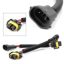 2x Wiring Harness Connector Socket Extension Fit H11 H8 Headlight Fog Light Bulb