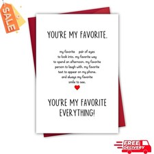 Valentines Day Card Valentines Day Gifts for Him  Her, Romantic Anniversary Bir