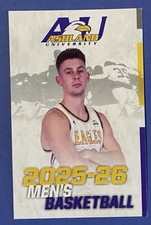 2025-2026 ASHLAND EAGLES Schedule 🏀 College Basketball Sked NEW‼️CARD‼️M