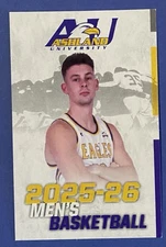 2025-2026 ASHLAND EAGLES Schedule 🏀 College Basketball Sked NEW‼️CARD‼️M