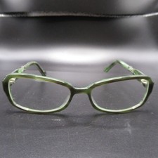 True Religion Shiloh Eyeglass Frames Olive Brown Marbled Full Rim 53-15-135