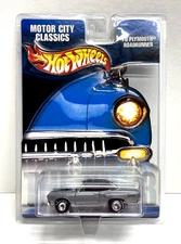 Hot Wheels 2002 Motor City Real Riders ‘70 Roadrunner Silver & Blk