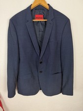 Blue Hugo Business Anzug Herren Gr. 52 Blau E...