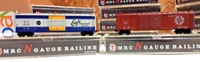 MRC N Gauge Set of 2 Missouri Pacific Plug Door & Detroit Toledo &Ironton (AA100