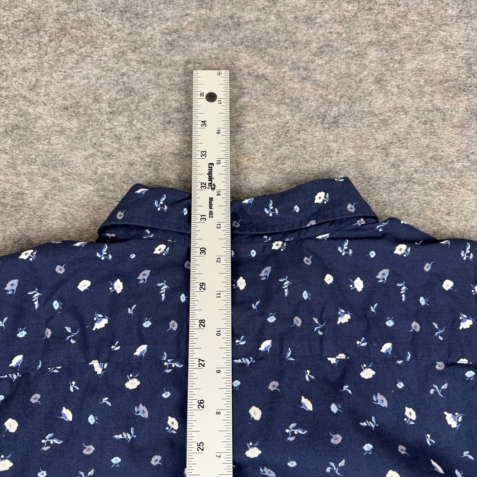 Rodd & Gunn Button Up Shirt Sports Fit Cotton Floral Blue Mens XL