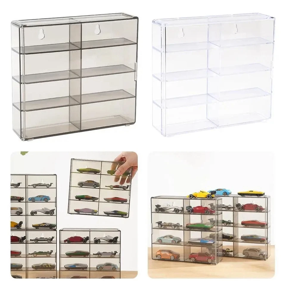 1:64 for Hot Wheel Display Box Car Model Toy Cabinet Rack for Hotwheel Cars2437 Foto 2 de 4