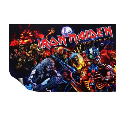 Stern Iron Maiden Pro Pinball Machine Game Backbox Replacement Translite