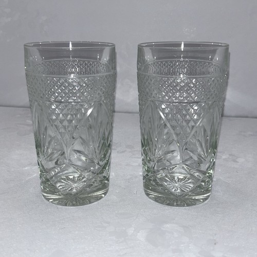 Vintage Cristal D'Arques Durand "Antik" Klar Becher Gläser 12oz Schwer - Bild 2 von 4