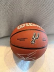 Tony Parker Signed San Antonio Spurs Team Logo Basketball Beckett
