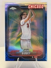 2024-25 Topps Chrome Josh Giddey #76 Blue Refractor