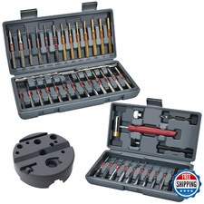 W Wiregear Pin Punch Set 40Pcs Steel And Brass Mechanical Repair Tool Hammer