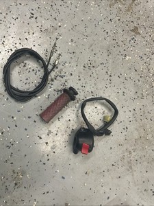 Manopole Acceleratore In Gomma Nera Per Honda GROM, CB500F, CBR250R, NSS300, Set Completo - Foto 4