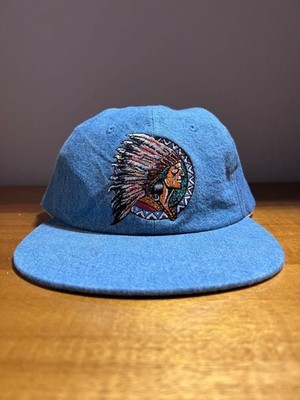 The Rohe Project Denim Cap Made In Usa Indian Head Men Limited Edition Rare Ralp