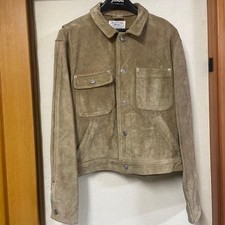 Rare 90s Vintage Polo Ralph Lauren Suede Leather Jacket us.M