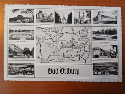 Postkarte 3126 nicht gelaufen, Bad Driburg, Ansichtskarte, Sammlung