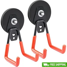 Heavy Duty Magnetic Hooks Organizing Tools Storage Supports Up to 66lb New
