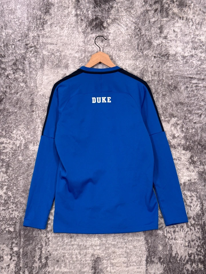 Camisa Nike Pequeña Para Hombre Duke Blue Devils Manga Larga Calentamiento Atlético Foto 3 de 4