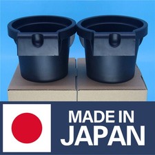 2 New Black Insert Liner Cup Holder Fit 2005-2019 Nissan Frontier Xterra Console