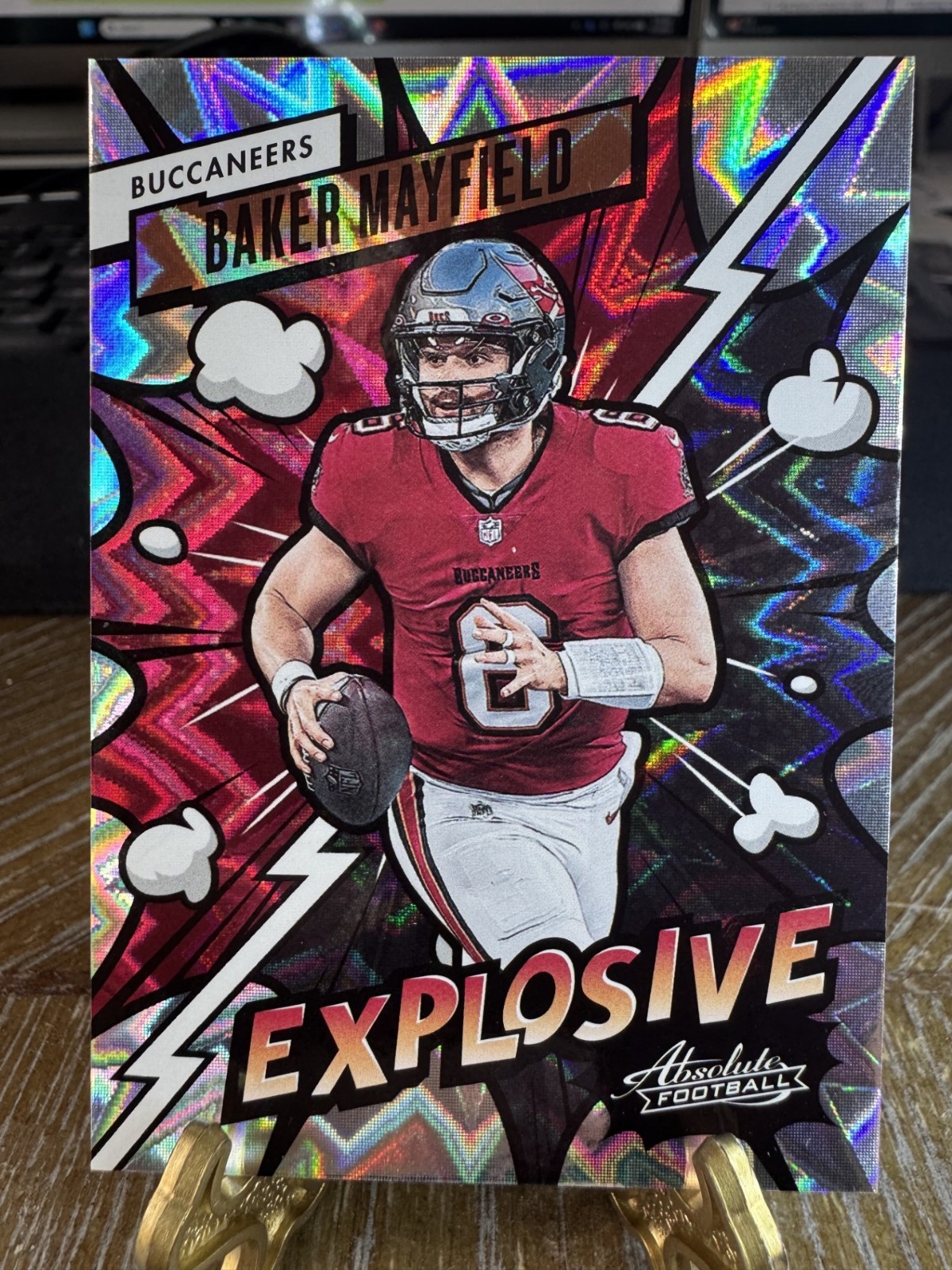 Baker Mayfield 2023 PANINI Absolute Explosive Case Hit SSP Beautiful