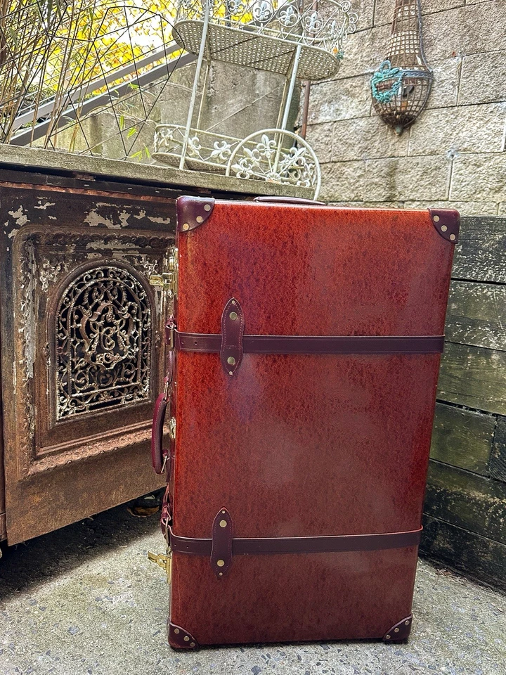 Maleta GRANDE de Colección Globe-Trotter Orient Acabado Mármol Equipaje con Ruedas Foto 2 de 4