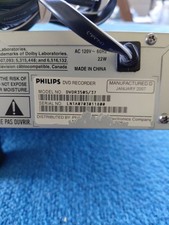 Phillips DVR DVDR3505/37 Tested Works Great