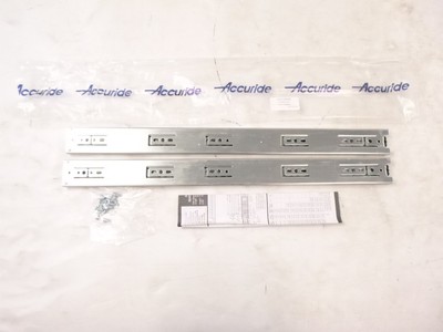 Pair of Accuride Full Extension Drawer Slide 22'' Travel Length 21-21/32''Closed