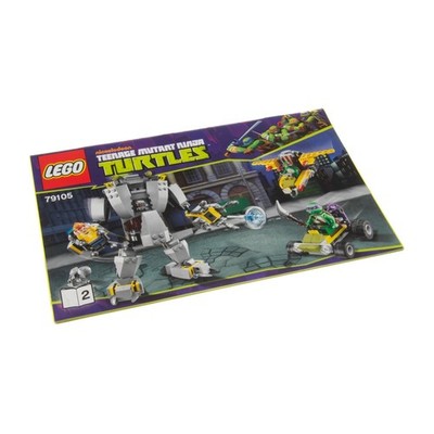 1x Lego Bauanleitung Heft 2 Teenage Ninja Turtles Baxter Robot Rampage 79105