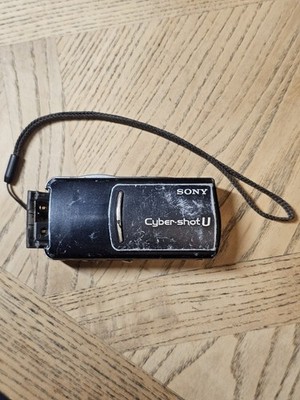 Rare Vintage Sony Miniature Digital Camera - Black (DSC-U20/B) For Parts