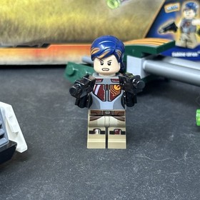 LEGO Star Wars Ezra's Speeder Bike Sabine Wren 75090 w Box Inst - Complete