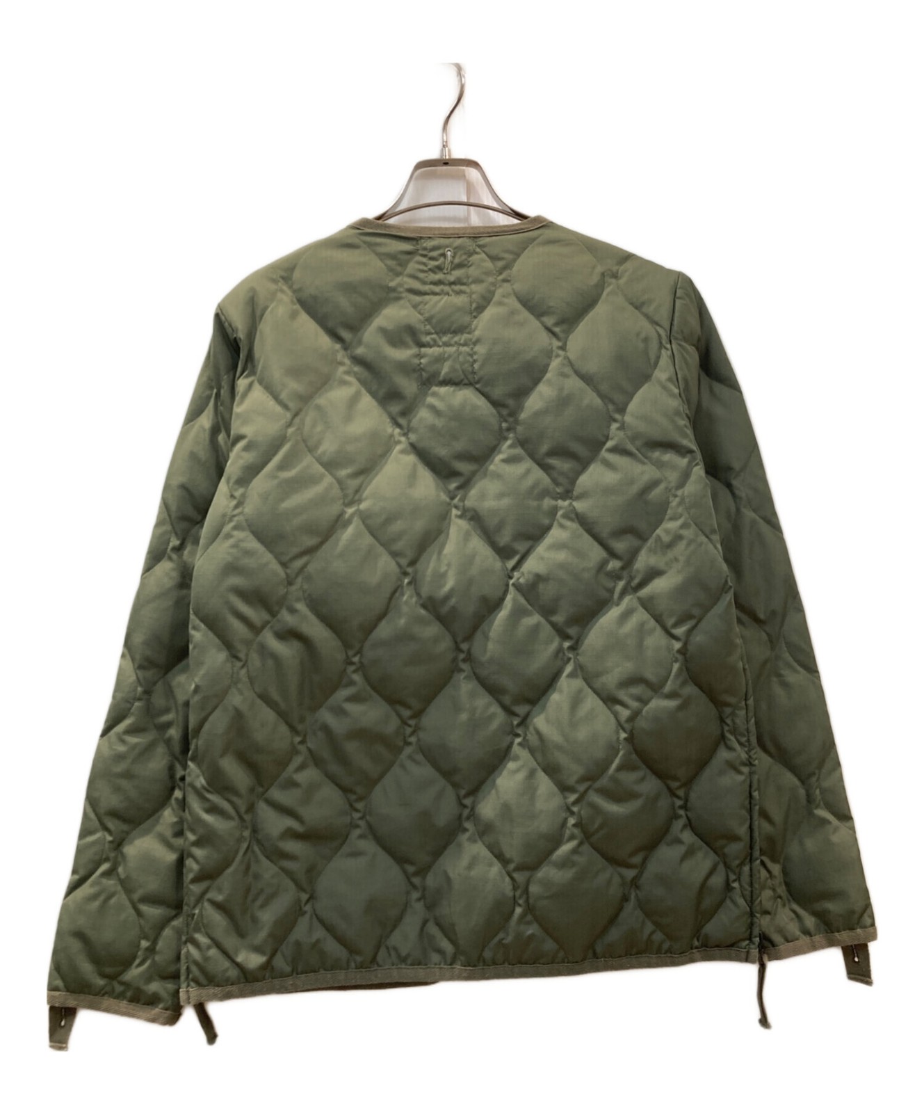 TAION U NECK BUTTON JACKETS Down jacket Size: M G… - image 2