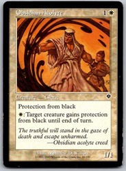 Obsidian Acolyte 22 Invasion Common MTG