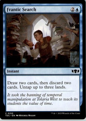 Frantic Search C Commander: Tarkir: Dragonstorm 153 NM