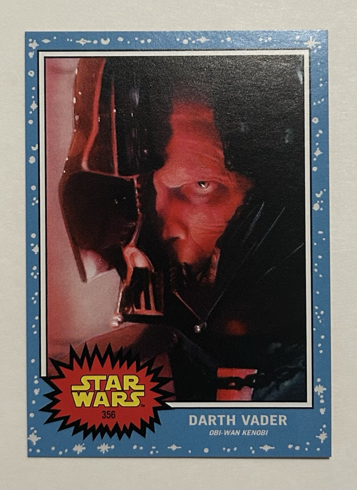2022 Topps Star Wars Living Set Card #356 Darth Vader PR 2,788 Obi-Wan Kenobi