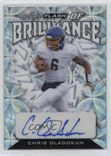2022 Leaf Flash Of Brilliance Silver Kaleidoscope 6/30 Chris Oladokun Auto 8k4