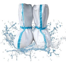14 PCS 7 Pairs Hazmat Shoe Covers Disposable  Boot Foot covers,Reusable,Non...